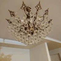 لوستر تمام برنج|لوستر و چراغ آویز|کرج, حیدرآباد|دیوار