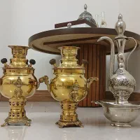 سماور ذغالی تنگ مسی