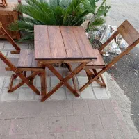 میز و صندلی تاشو|میز و صندلی غذاخوری|سیاهکل, |دیوار