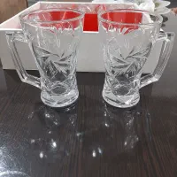 لیوان و استکان کریستال خارجی اصلی مدل خورشیدی