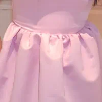 لباس مجلسی عروسکی دخترانه ساتن