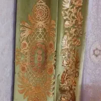 پرده جنس ترک با والان مخمل