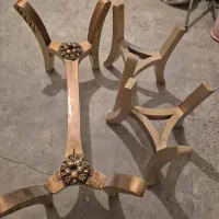 مبلمان 9نفره استیل سلطنتی و میز ناهار خوری 4نفره|مبلمان خانگی و میز عسلی|لردگان, |دیوار