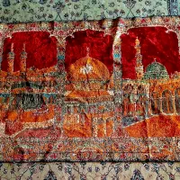 رومیزی مخمل قدیمی عتیقه مناسب سفره یلدا