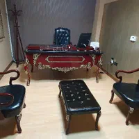 مبلمان اداری کویین میز مدیریت صندلی کلاسیک|دفتر کار|تهران, شهرک ولیعصر جنوبی|دیوار