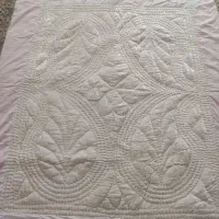 لحاف دونفره مخمل مروارید دوزی شده