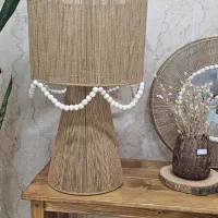 آباژور رو میزی رافیا|چراغ خواب و آباژور|تهران, فلسطین (میدان انقلاب)|دیوار