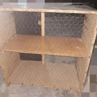 قفس دوطبقه چوبی|لوازم جانبی حیوانات|ایذه, |دیوار