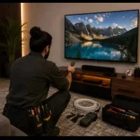 نصب وتنظیم گیرنده وآنتن