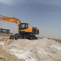 بیل مکانیکی لاستیکی  تخریب و گود برداری|خدمات حمل و نقل|بندر ماهشهر, |دیوار