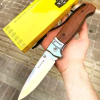 *مجموعه چاقو گلد* باک غول تاشو فول سایز BUCK 28CM