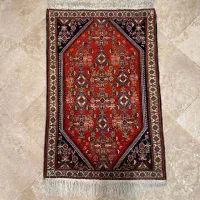 قالیچه آنتیک ریزبافت فوق خاص سفارشی بافت قشقایی|فرش|تهران, اکباتان|دیوار