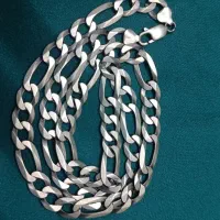 زنجیر . دستبند نقره.ایتالیا
