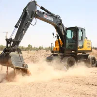 بیل 15 تن چرخ لاستیکی سانی