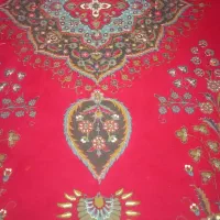 قالی ش متر و۱۲ متر قرمز|فرش|ایوان, |دیوار