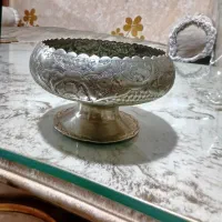 قندان اتیغه و ساعت رو میزی قدیمی ژاپنی