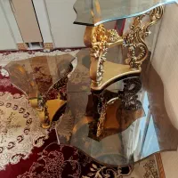 میز جلو مبلی با دوتا بغل مبلی