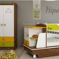 کمد وتخت کودک و نوجوان|تخت و سرویس خواب|اصفهان, کساره|دیوار