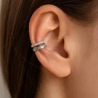 ایرکاف گوش دولاین آبکاری نقره