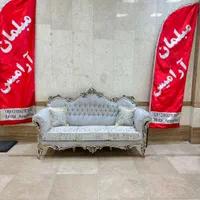 مبل استیل نقره ای وغذاخوری|مبلمان خانگی و میز عسلی|تهران, نیروی هوایی (پیروزی)|دیوار