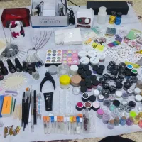 وسایل کاشت ناخن + پک حرفه ای دیزاین
