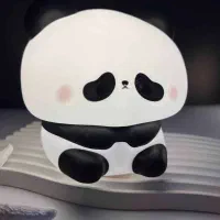 چراغ خواب سیلیکونی پاندا نشسته