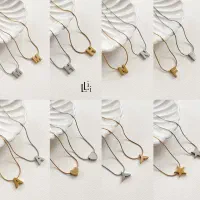 گردنبند و دستبند استیل رنگ ثابت مناسب هدیه