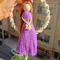 عروسک مکرومه|صنایع دستی و سایر لوازم تزئینی|مشکیندشت, |دیوار