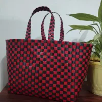 سبد دست بافت|لوازم خیاطی و بافتنی|تیکمه داش, |دیوار