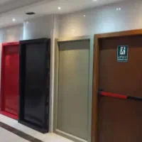 درب ضد حریق دود بند به صورت چکی صیادی