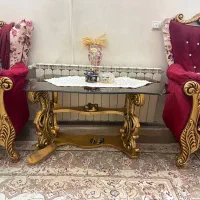 مبل استیل هفت نفره +میز ناهارخوری چهارنفره|مبلمان خانگی و میز عسلی|تهران, تسلیحات|دیوار