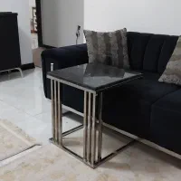 میز عسلی استیل دو عدد