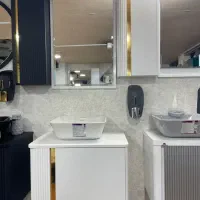روشویی کابینتی سفید مات خاص در شیراز|لوازم سرویس بهداشتی|شیراز, فرهنگ شهر|دیوار
