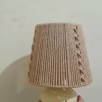 آباژور رومیزی مکرومه/لوستر مکرومه