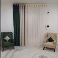 پرده پذیرایی طوسی پانچی و مینیمال و هررنگی|پرده، رانر، رومیزی|تهران, عبدل‌آباد|دیوار
