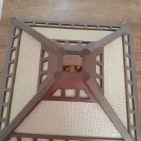 آباژور رومیزی چوبی|چراغ خواب و آباژور|اصفهان, رزمندگان|دیوار