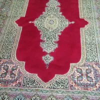 جفت قالی 9متری الماس کویر  نقش محرابی گل برجسته|فرش|یزد, |دیوار