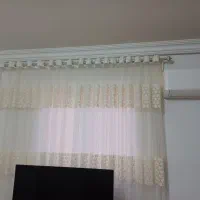 پرده پانج جنس تور و پرده پلیسه