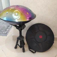 هنگ درام مدل هفت رنگ آرشا همراه با کاور و پایه