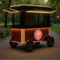 حراج چرخ کار۱ ۲ ۳ متری  بالافست فود سیار فودتراک