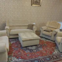 مبل راحتی ۷ نفره با میز جلو مبلی