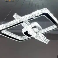 لوستر کریستال مربع|لوستر و چراغ آویز|قزوین, |دیوار