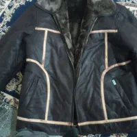 کاپشن بوفالو اصل چرم مارک اصل آلمان|لباس|کبودرآهنگ, |دیوار