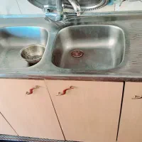 چهار و نیم متر کابینت تمام mdf همراه سینک وهود|مصالح و تجهیزات ساختمان|همدان, |دیوار