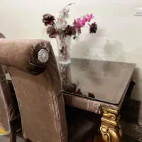 میز ناهار خوری ۴ نفره کاملا سالم و در حد نو