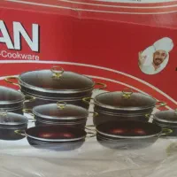 سرویس قابلمه چدن 14پارچ|ظروف پخت‌وپز|شیراز, شهرک مخابرات|دیوار