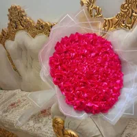 دسته گل سرخابی اماده