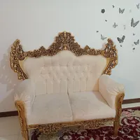 مبل ۷ نفره با اینه شمدان فروشی|مبلمان خانگی و میز عسلی|کرج, عظیمیه|دیوار