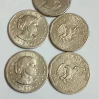 سکه های قدیمی دلار و پوند