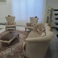 مبل ۷نفره با میز وسط تمیز و شیک|مبلمان خانگی و میز عسلی|قائمشهر, |دیوار